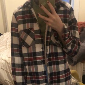 Cozy Comfy Ci Sono Plaid Shacket